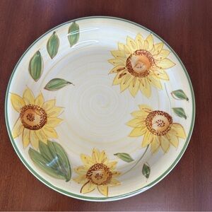 Sunflower Gibson Dinner Plate